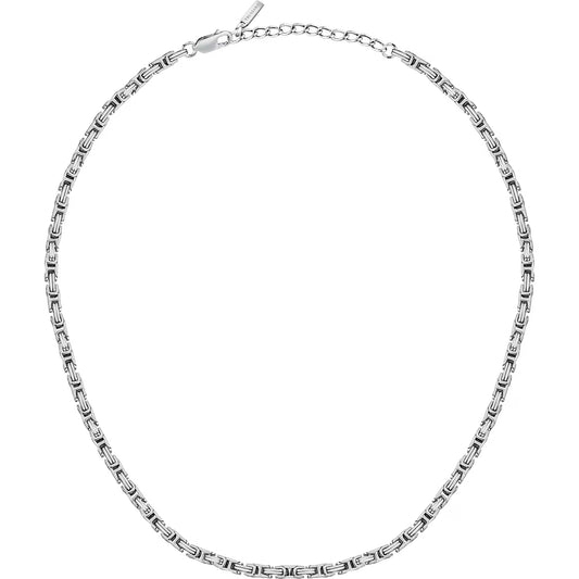 Collana Uomo Trussardi T-Steel TJAXV46 – Maglia Bizantina - Trussardi