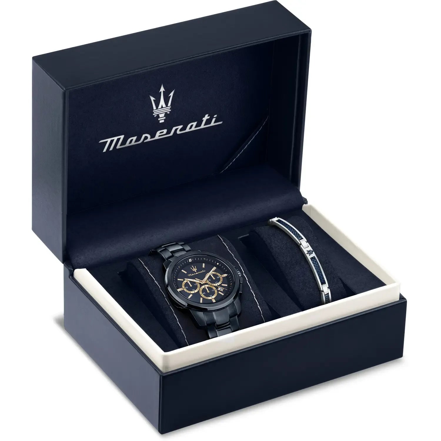 Orologio cronografo uomo con bracciale Maserati Special Edition R8873621042 - Arena Gioielli 