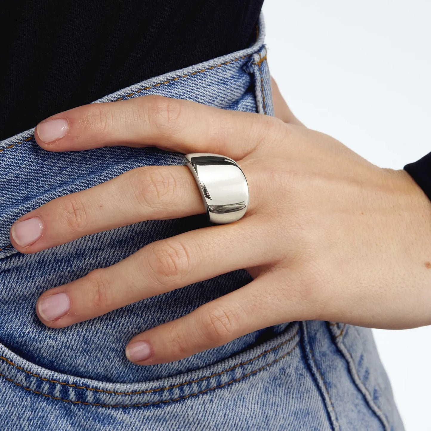 Anello in bronzo argentato UnoAerre 000EXA0730000 2048 - Arena Gioielli