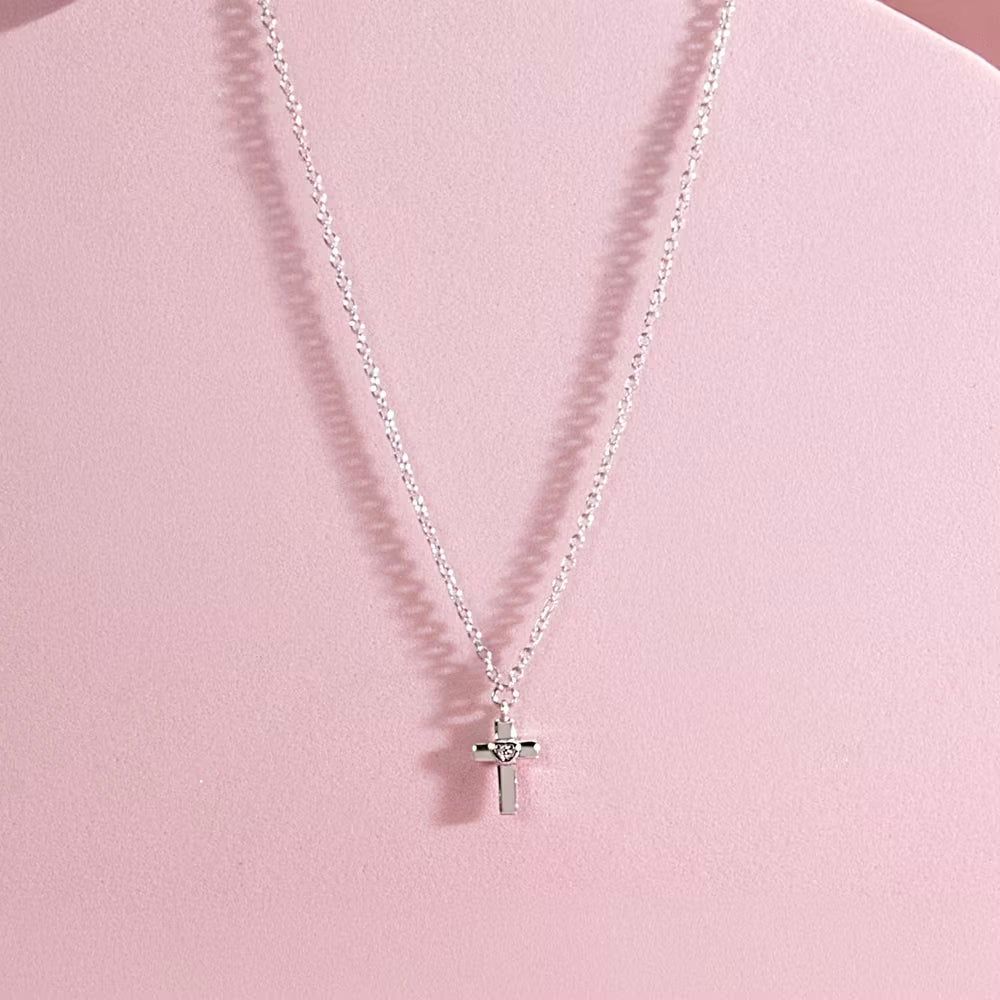 Collana Donna Morellato Dono in Argento con Pendente Croce e Zircone – SAZL03 - Arena Gioielli