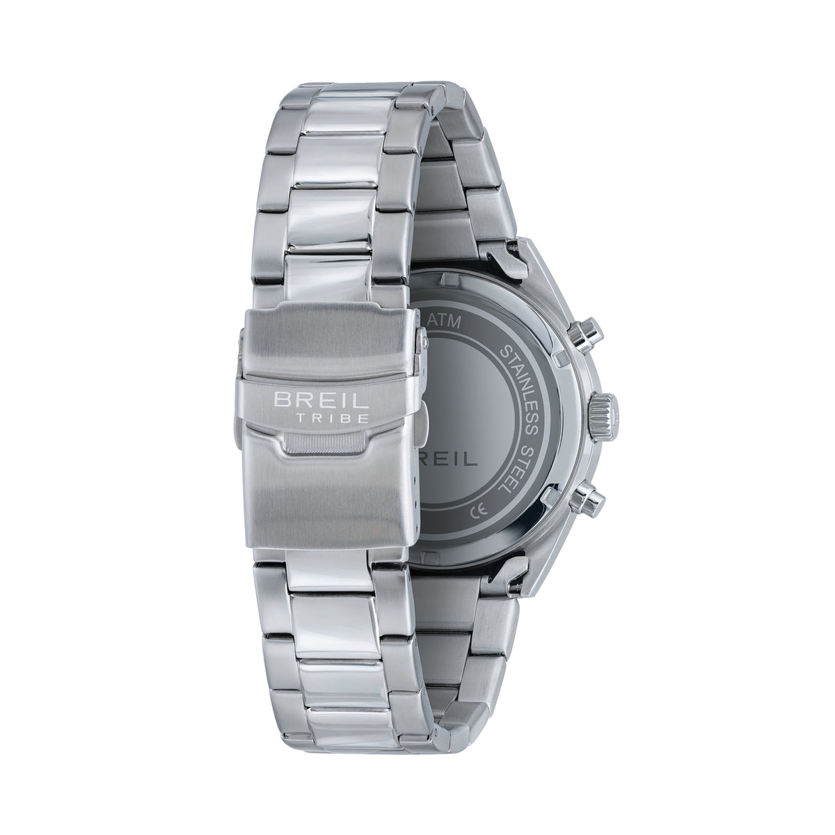 Orologio Cronografo Uomo Breil Tribe Upton EW0860 in Acciaio Silver con Quadrante Nero 41 mm - Breil
