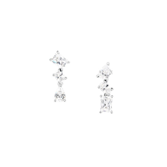 Orecchini Donna Morellato Riflessi Pendenti a Lobo in Argento con Cubic Zirconia Bianchi SABC09 - Arena Gioielli - Morellato
