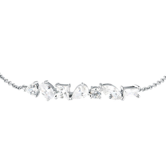 Bracciale Donna Morellato Riflessi in Argento Silver con Cubic Zirconia Bianchi SABC14 - Arena Gioielli - Morellato