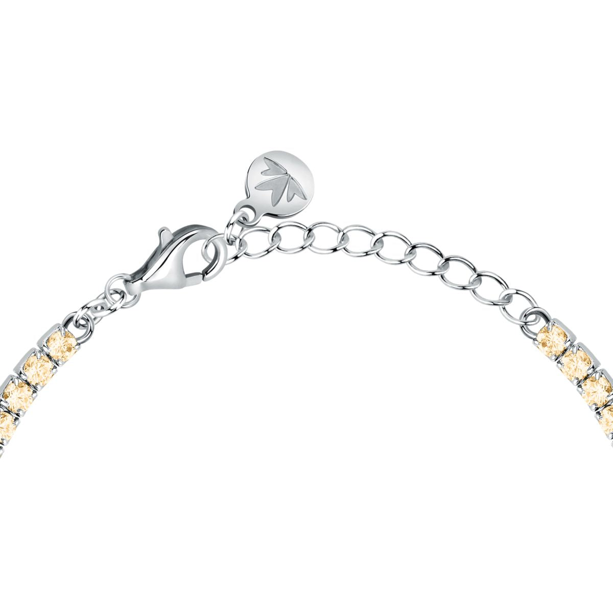 Bracciale Donna Morellato Infinito Tennis in Argento con Cubic Zirconia Gialli SABD06 - Morellato