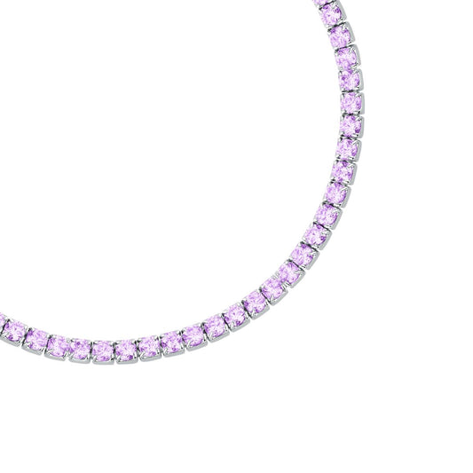Bracciale Donna Morellato Infinito Tennis in Argento con Cubic Zirconia Viola SABD07 - Arena Gioielli - Morellato
