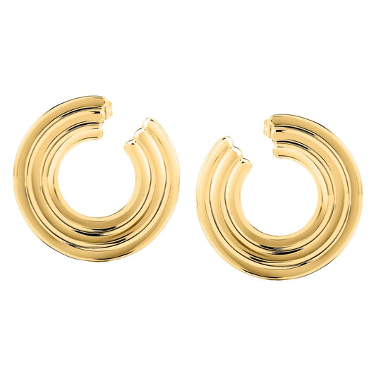 Orecchini Donna Morellato Vintage SAZJ17 a Cerchio in Acciaio Oro 28 mm - Arena Gioielli - Morellato