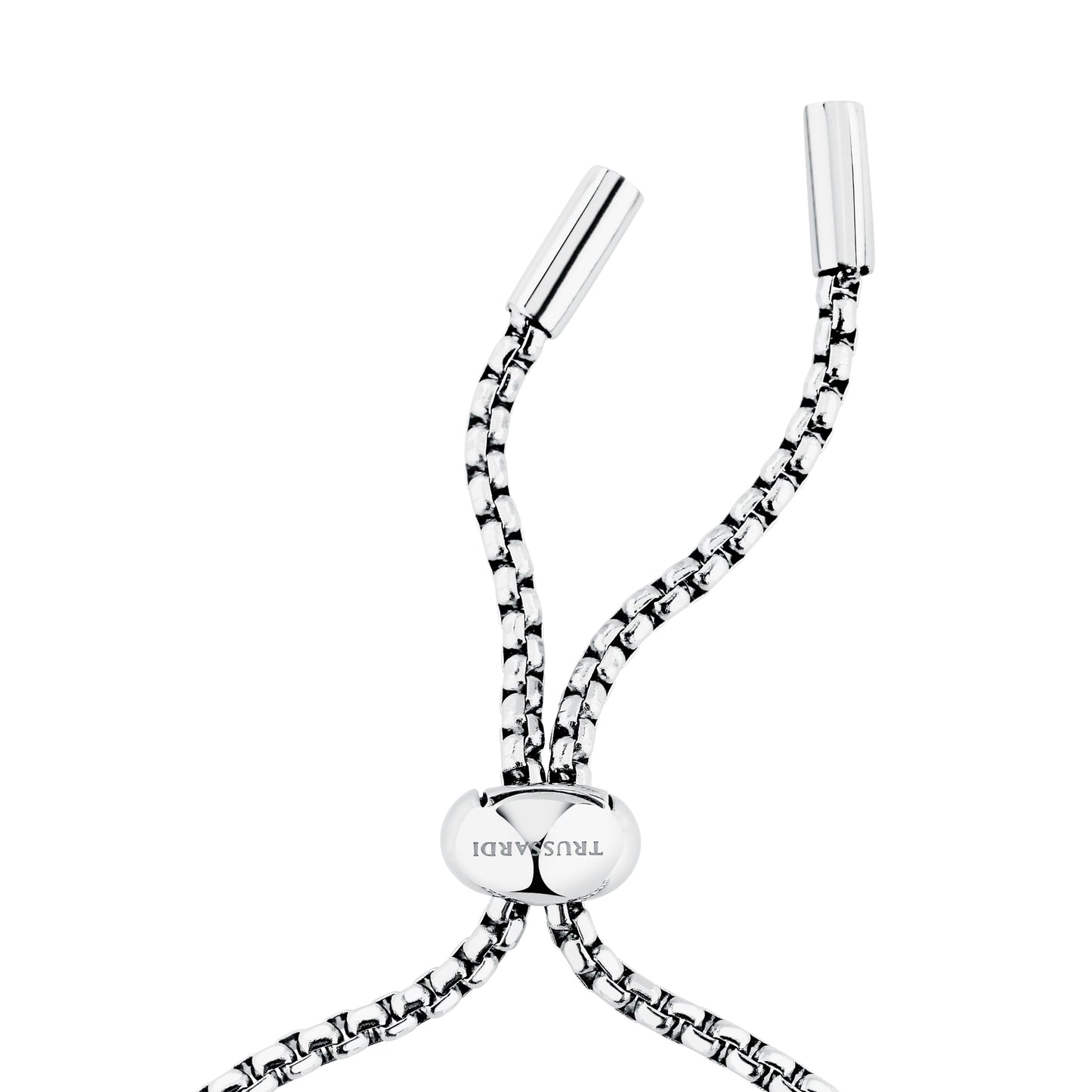 Bracciale Donna Trussardi T-Design in Acciaio Silver con Cristalli Bianchi TJAXA48 - Arena Gioielli - Trussardi