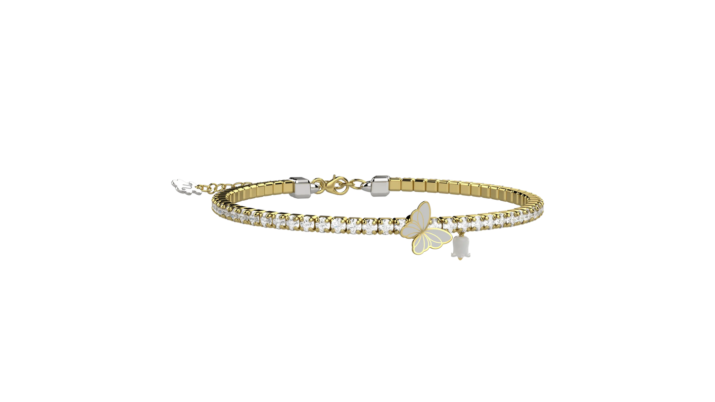 Bracciale argento tennis bambina Nanan NAN0546