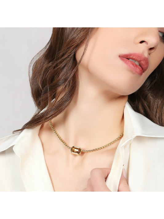 Collana Donna Unoaerre Joya Cristallo Ambra - Unoaerre