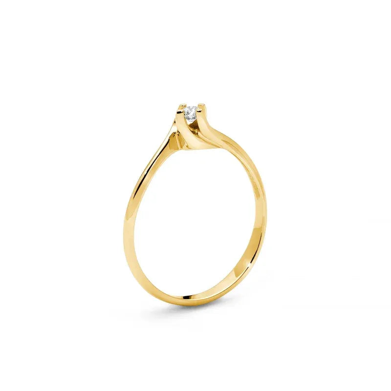 Anello donna Miluna Solitario LID5180G