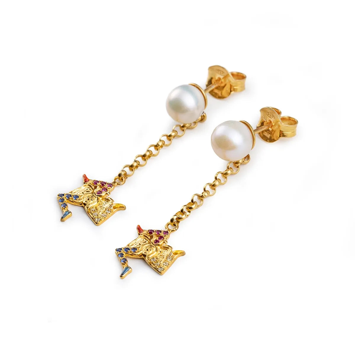 Orecchini donna Perla Trinacria Lapilli 20001406 - Arena Gioielli