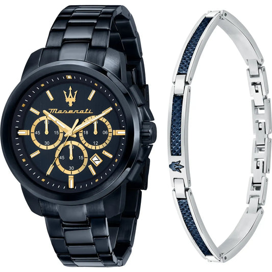 Orologio cronografo uomo con bracciale Maserati Special Edition R8873621042 - Arena Gioielli 