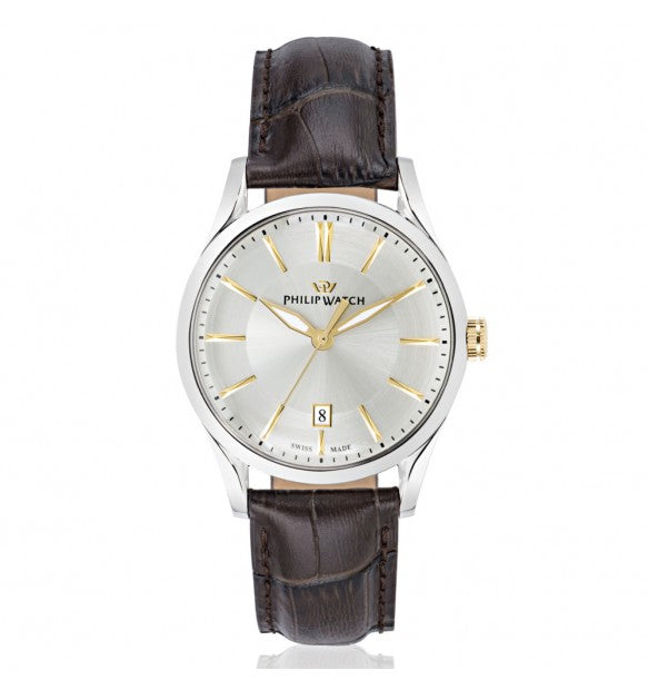 Orologio Uomo Philip Watch Sunray R8251180018 Pelle Marrone - Philip Watch