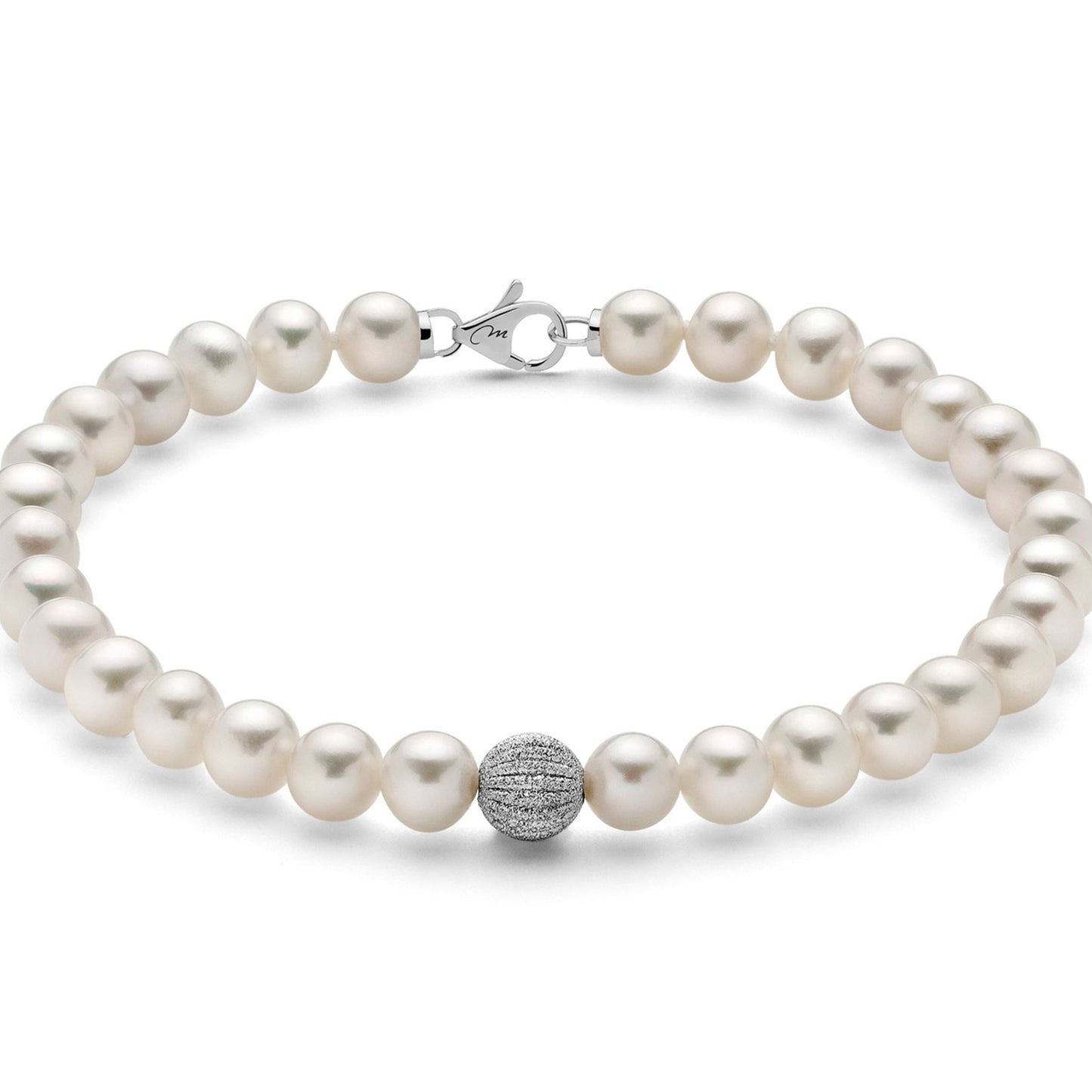 Bracciale donna Miluna in oro e perle Collezione Boule Miluna PBR2534V - Arena Gioielli