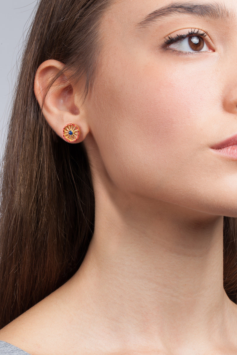 Orecchini donna in argento dorato Isola Bella Ruota 20000660