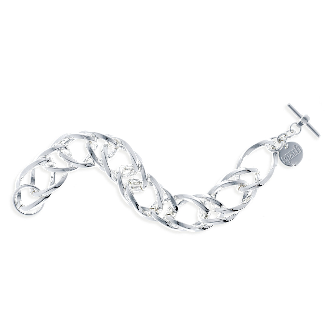 Bracciale in bronzo argentato UnoAerre - Arena Gioielli