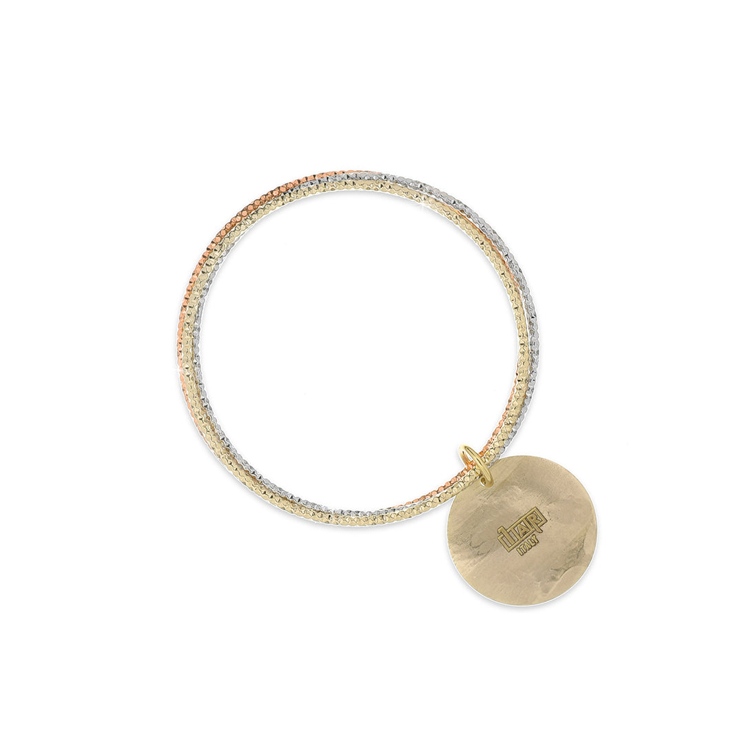 Bracciale in bronzo dorato rigido UnoAerre - Arena Gioielli - Unoaerre
