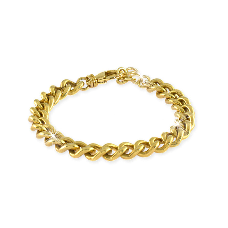 Bracciale in bronzo Dorato UnoAerre - Arena Gioielli - Unoaerre