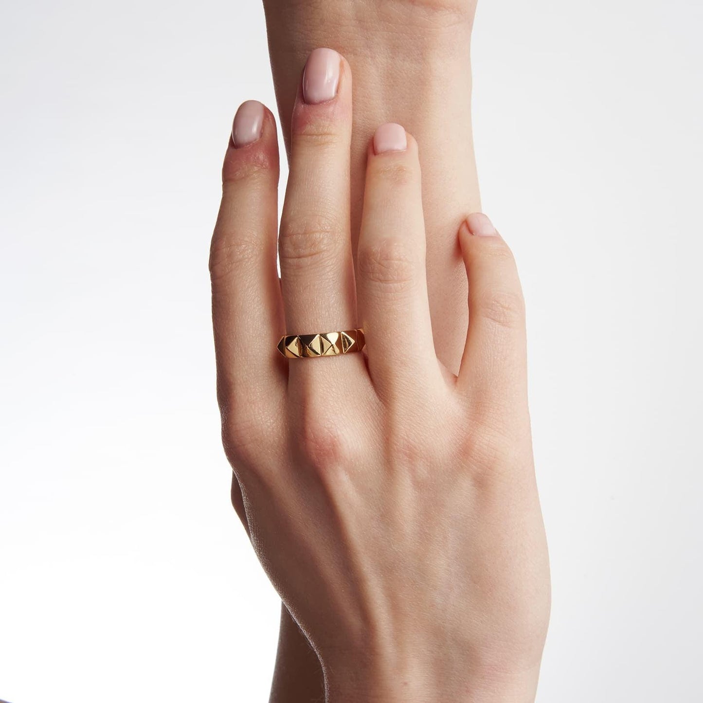 Anello in bronzo dorato UnoAerre - Arena Gioielli