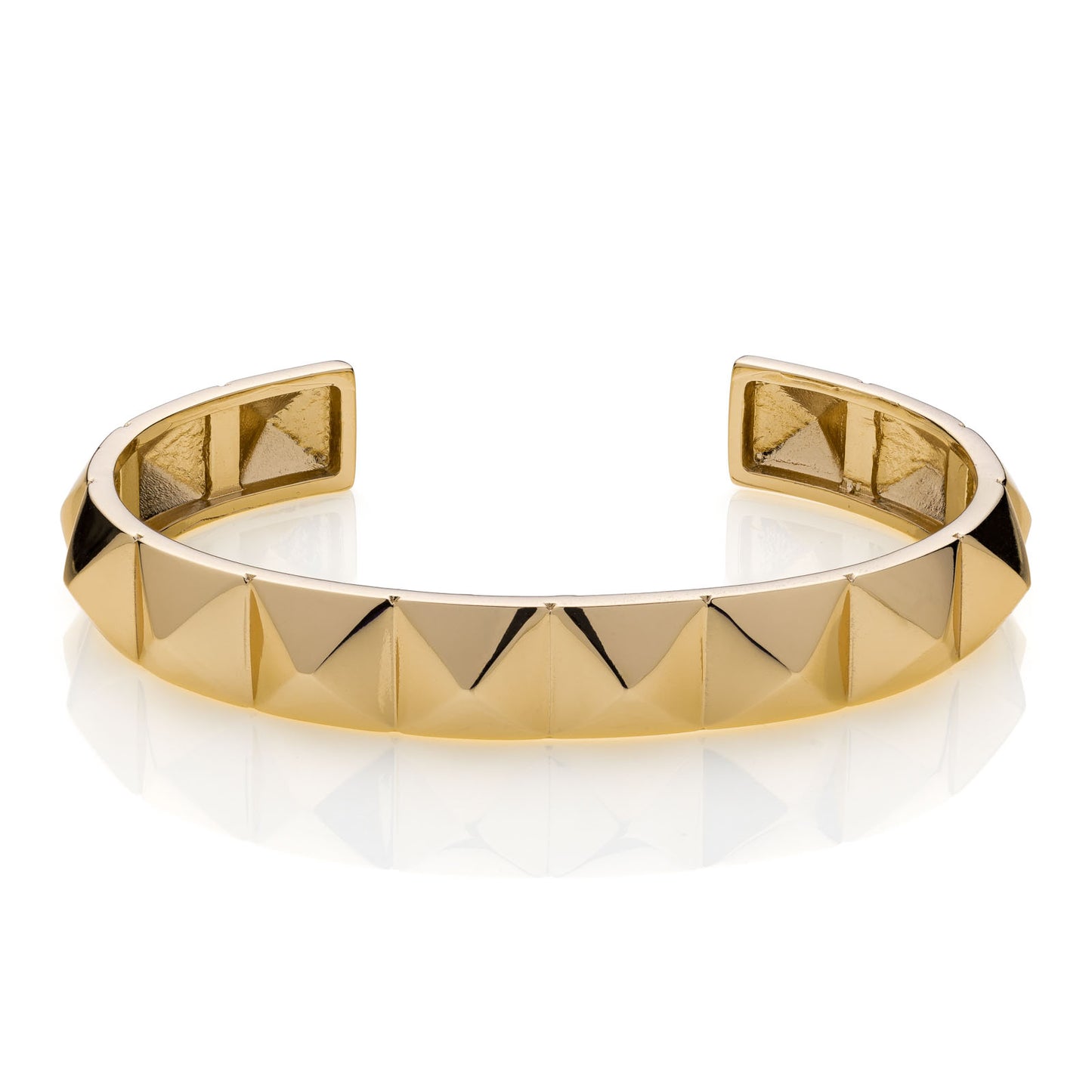 Bracciale in bronzo dorato rigido UnoAerre - Arena Gioielli