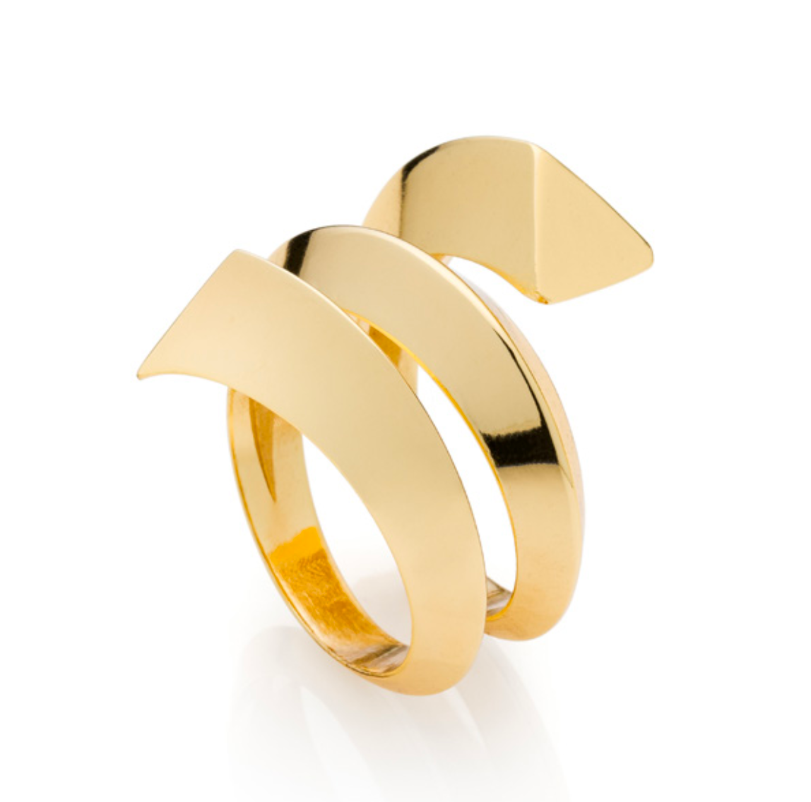Anello in bronzo Dorato UnoAerre - Arena Gioielli