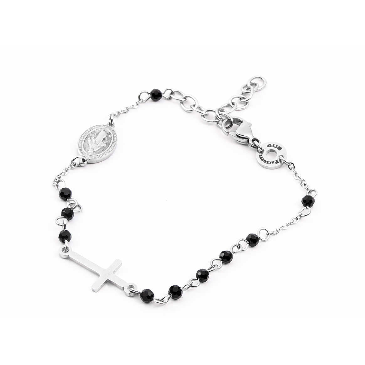 Bracciale rosario gioielli 4US Cesare Paciotti 4UBR4045 - Arena Gioielli