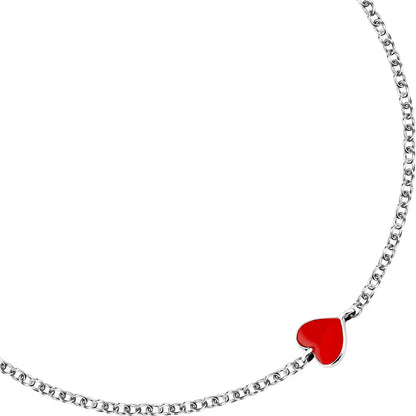 Bracciale Donna Morellato Dono Argento Cuore Rosso SAZL09 - Arena Gioielli