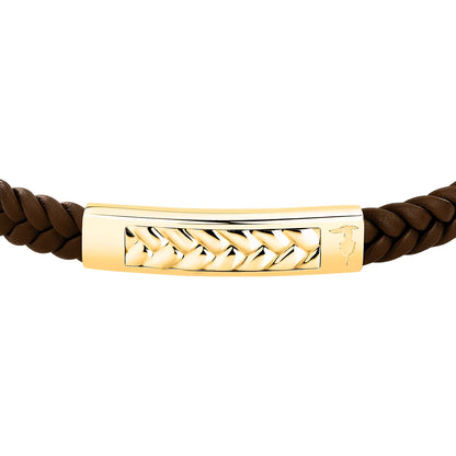 Bracciale Uomo Trussardi T-Leather TJAXZ20 - Arena Gioielli