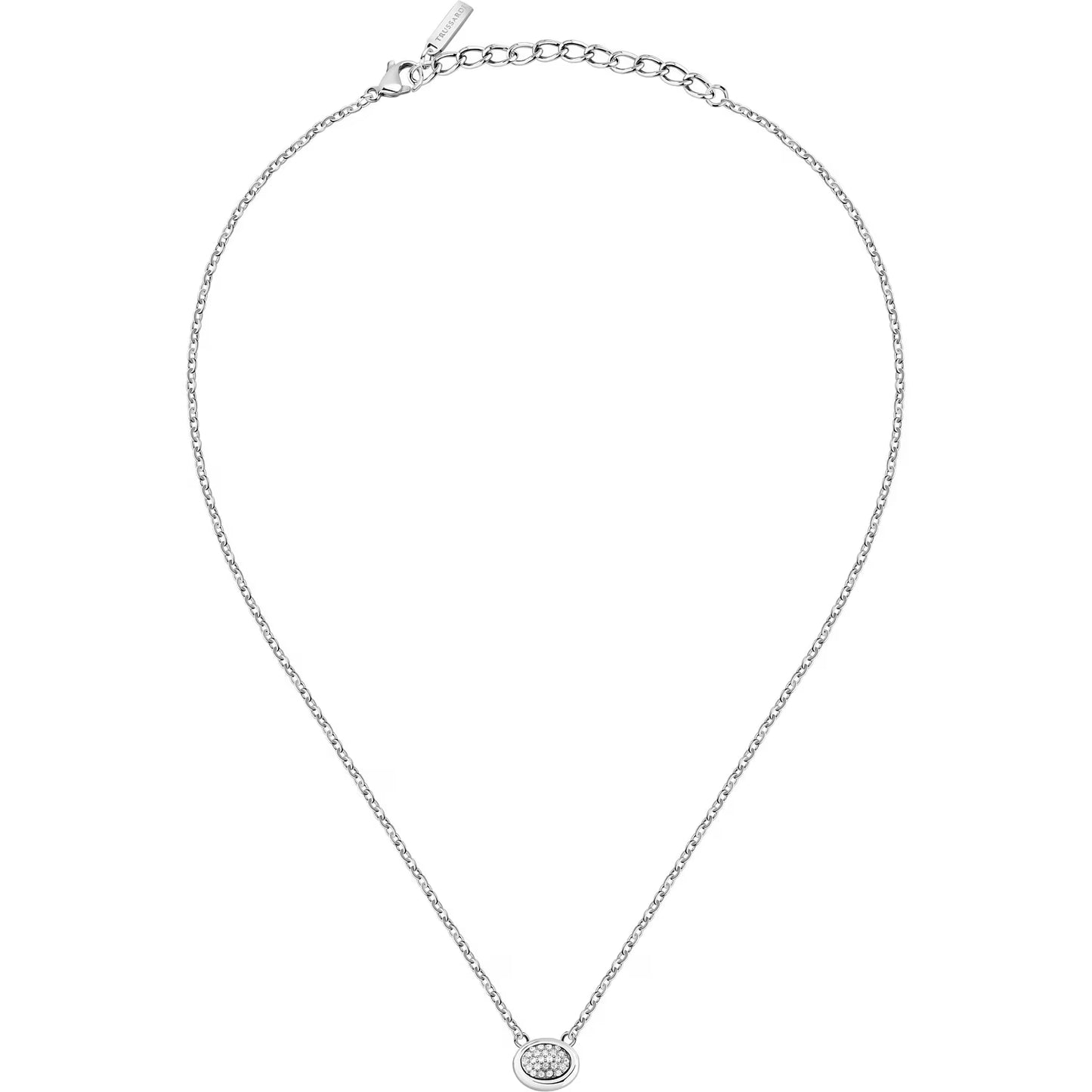 Collana Donna Trussardi T-Concept TJAYY19 – Acciaio e Cristalli
