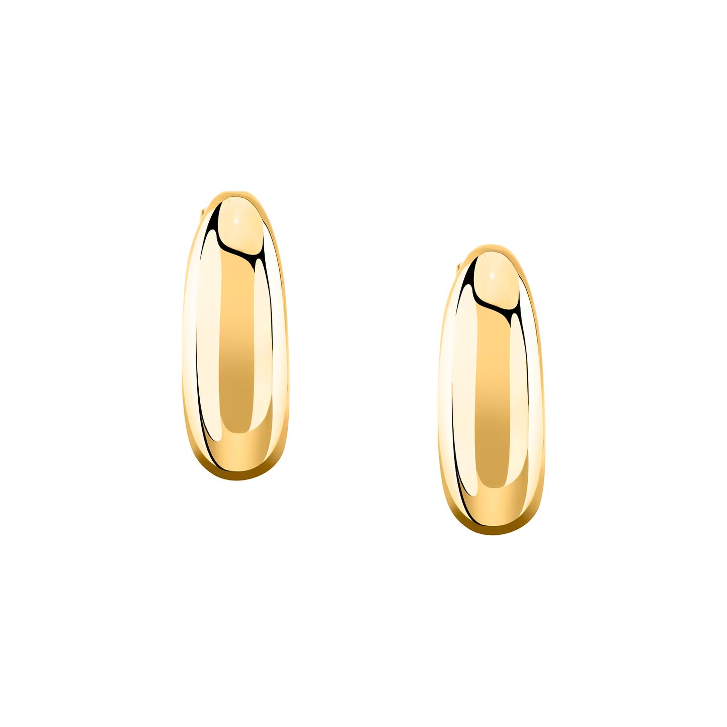 Orecchini a Cerchio Donna Trussardi T-Bold TJBJV05 – Acciaio Oro