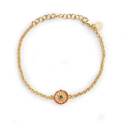 Bracciale Donna Isola Bella Ruota 60000157 Placcato Oro 18kt e Smalti - Arena Gioielli - Isola bella