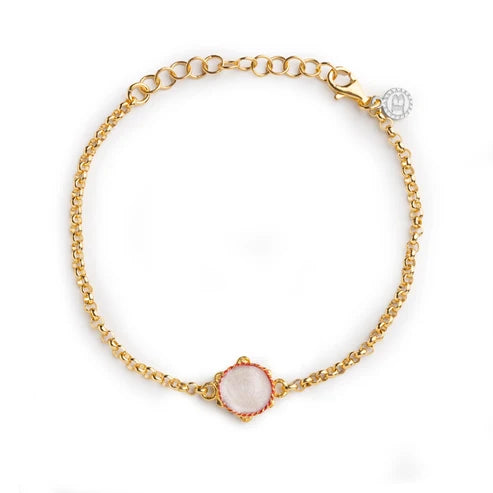 Bracciale Donna Isola Bella Rolò Tamburello 60000158 in Acciaio Placcato Oro e Smalti - Arena Gioielli - Isola bella