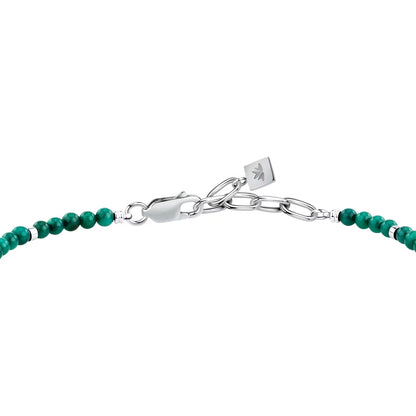 Bracciale Uomo Morellato Terra Acciaio e Quarzo Verde S1763 - Arena Gioielli
