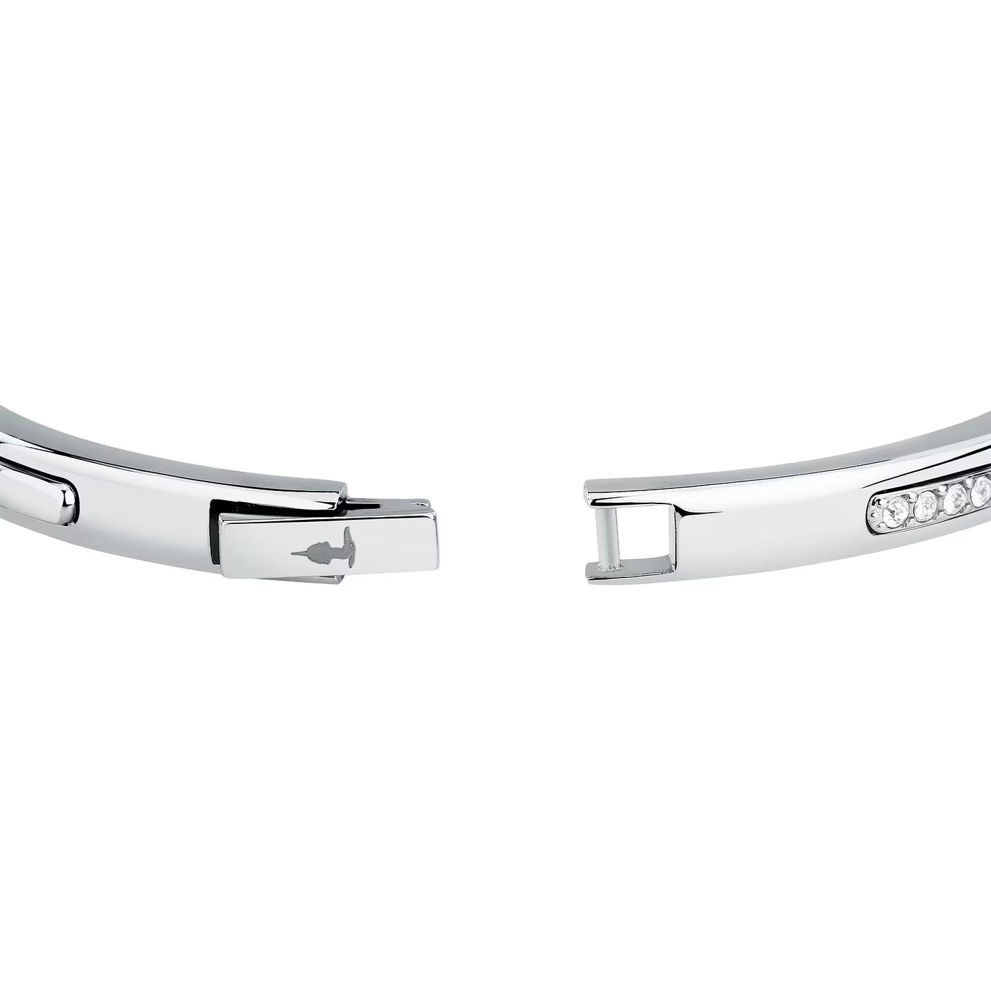 Bracciale Rigido Donna Trussardi Concept TJAYY06 – Acciaio e Cristalli - Arena Gioielli  - Trussardi