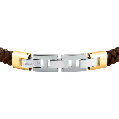 Bracciale Uomo Trussardi T-Leather TJAXZ20 - Arena Gioielli