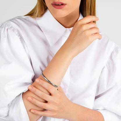 Bracciale Rigido Donna Trussardi Concept TJAYY06 – Acciaio e Cristalli - Arena Gioielli 