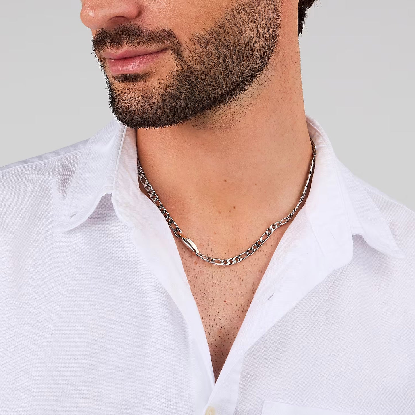Collana Uomo Trussardi T-Steel TJAXV32 – Catena Acciaio - Trussardi
