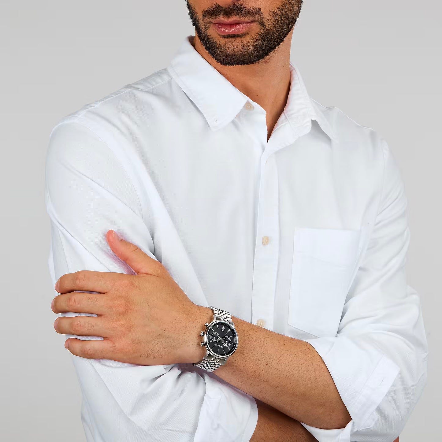Orologio Uomo Trussardi T-Inedito in Acciaio Silver – R2453174002 - Arena Gioielli  - Trussardi