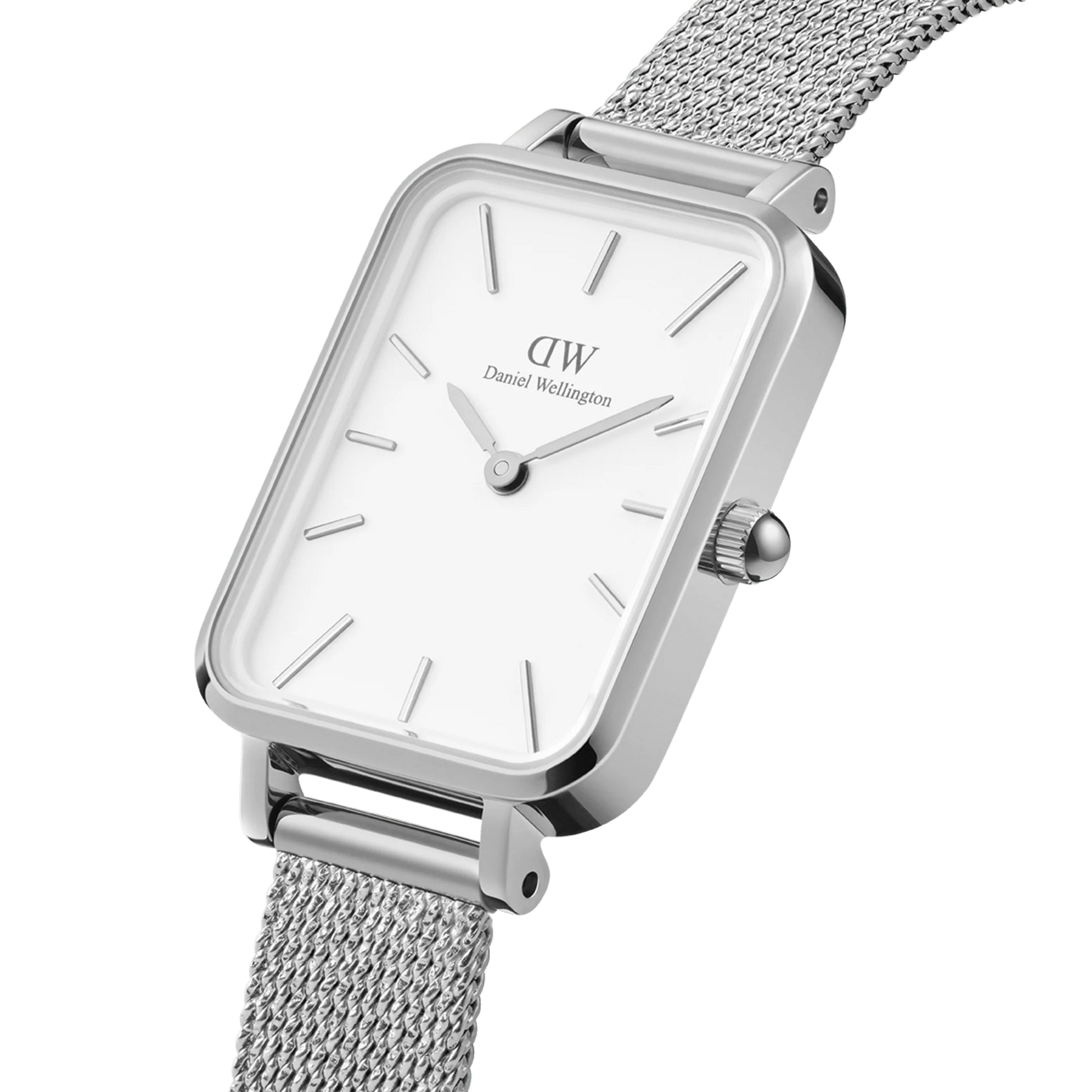 Orologio Donna Daniel Wellington Quadro Pressed Sterling White – DW00100438 - Arena Gioielli 