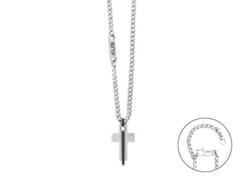 Collana Uomo Cesare Paciotti 4US Croce Acciaio 4UCL8437 - cesare paciotti