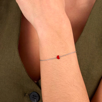 Bracciale Donna Morellato Dono Argento Cuore Rosso SAZL09 - Arena Gioielli