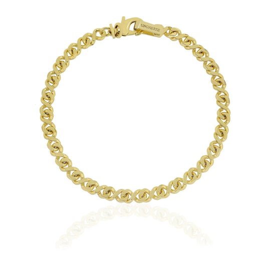 Bracciale Uomo UnoAerre Ottone Dorato Occhio di Pernice 000EXB5074000 - 2486 - Arena Gioielli - Unoaerre