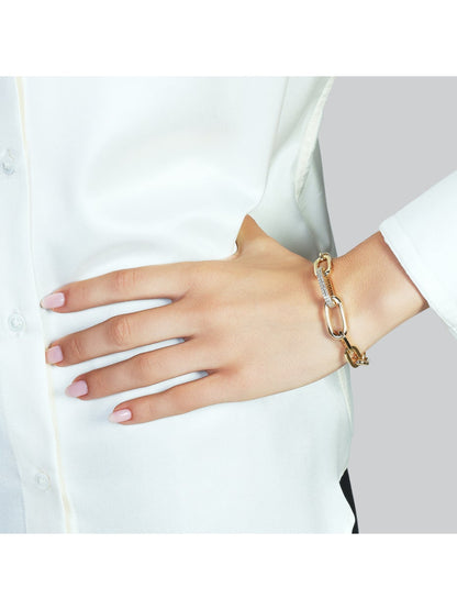 Bracciale Donna Unoaerre Catena Oro Zirconi 000EXB5394000 - Arena Gioielli