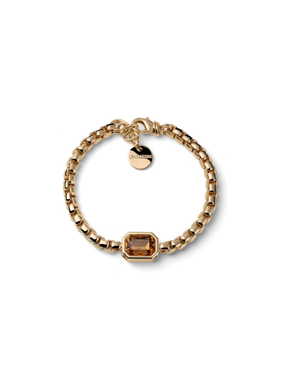 Bracciale Donna Unoaerre Joya 014EXB0074000 – Cristallo Ambra - Arena Gioielli 