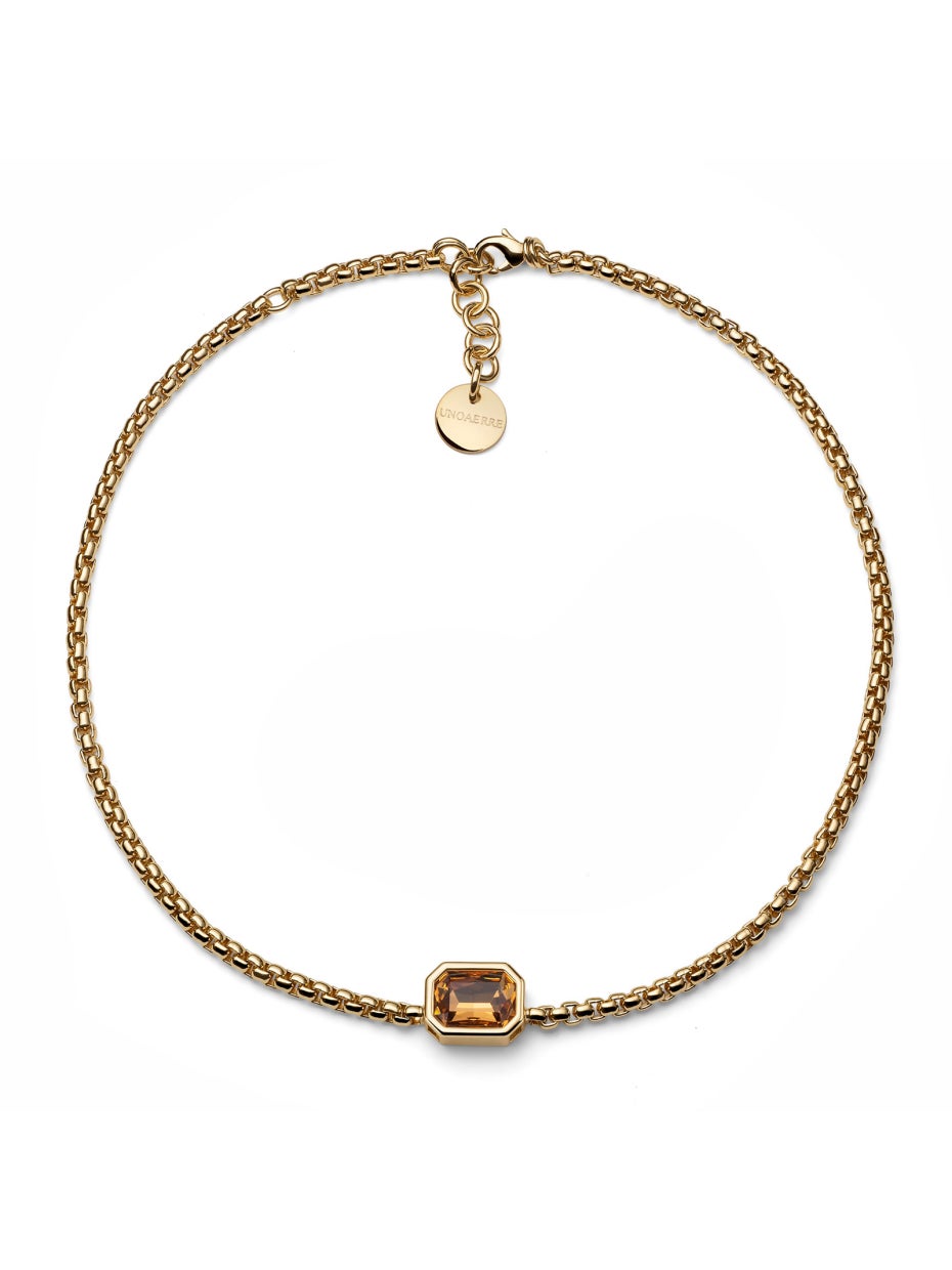 Collana Donna Unoaerre Joya Cristallo Ambra - Unoaerre