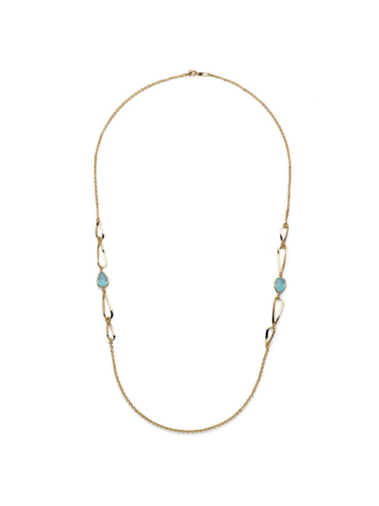 Collana Donna Unoaerre Joya Cristallo Azzurro Goccia - Unoaerre