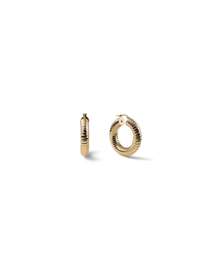 Orecchini Donna Unoaerre Tubogas Oro Giallo 24kt - Arena Gioielli