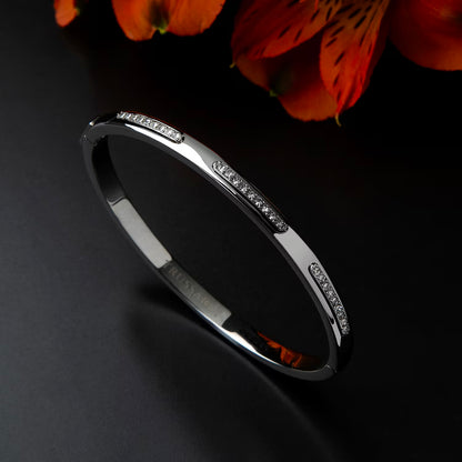 Bracciale Rigido Donna Trussardi Concept TJAYY06 – Acciaio e Cristalli - Arena Gioielli 