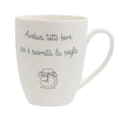 Tazza colazione 450cc Linea Gli Onesti La Porcellana Bianca - Arena Gioielli