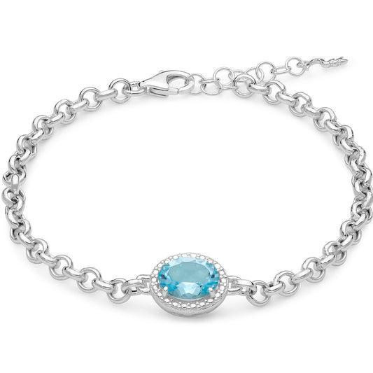 Bracciale in argento 925 GEMMA DEL CIELO BRD909 - Arena Gioielli 